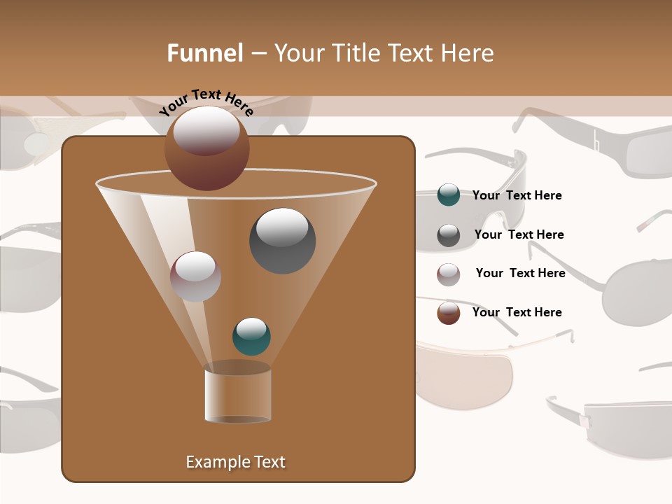 Optics Eye Glasses Pince Nez PowerPoint Template