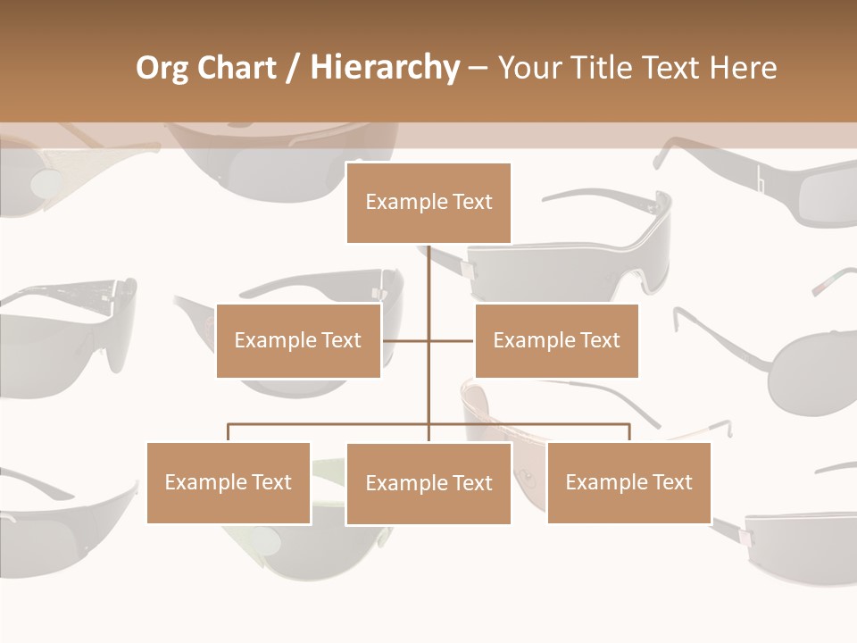 Optics Eye Glasses Pince Nez PowerPoint Template
