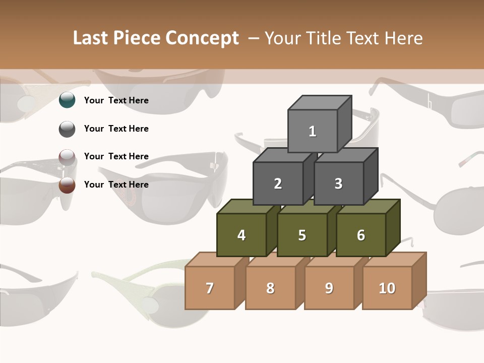Optics Eye Glasses Pince Nez PowerPoint Template