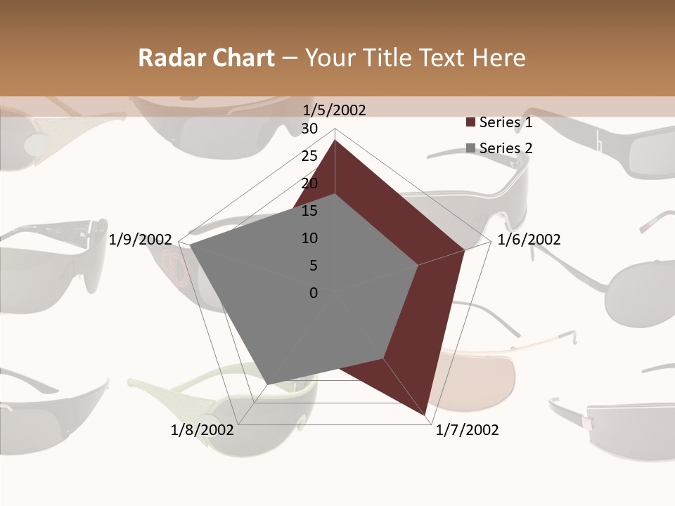 Optics Eye Glasses Pince Nez PowerPoint Template