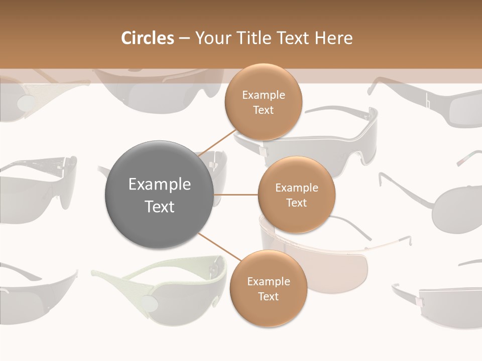 Optics Eye Glasses Pince Nez PowerPoint Template
