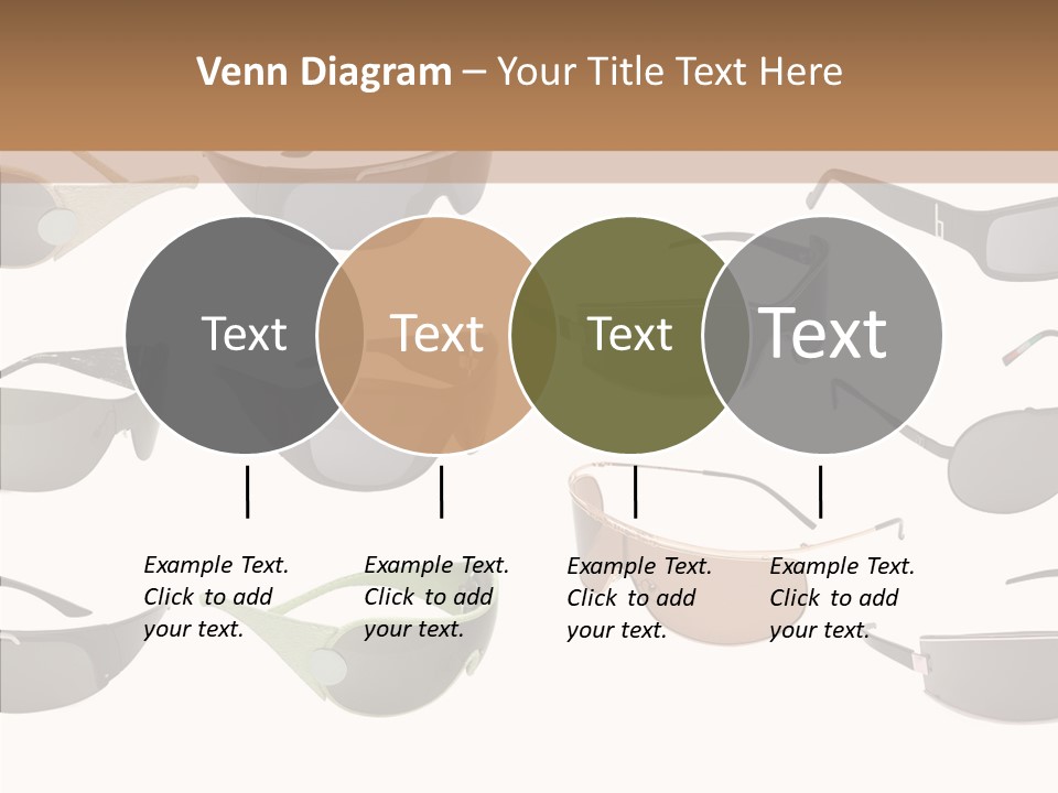 Optics Eye Glasses Pince Nez PowerPoint Template