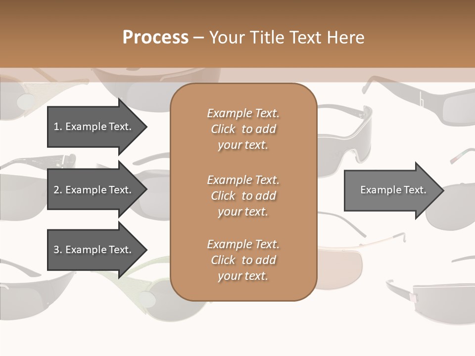 Optics Eye Glasses Pince Nez PowerPoint Template