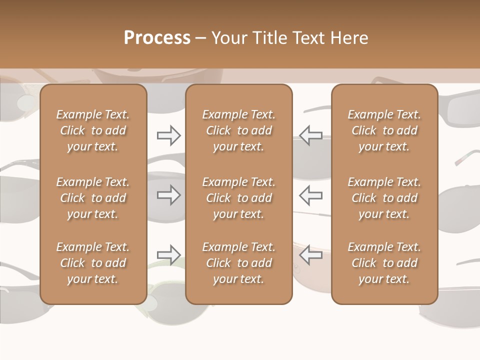 Optics Eye Glasses Pince Nez PowerPoint Template