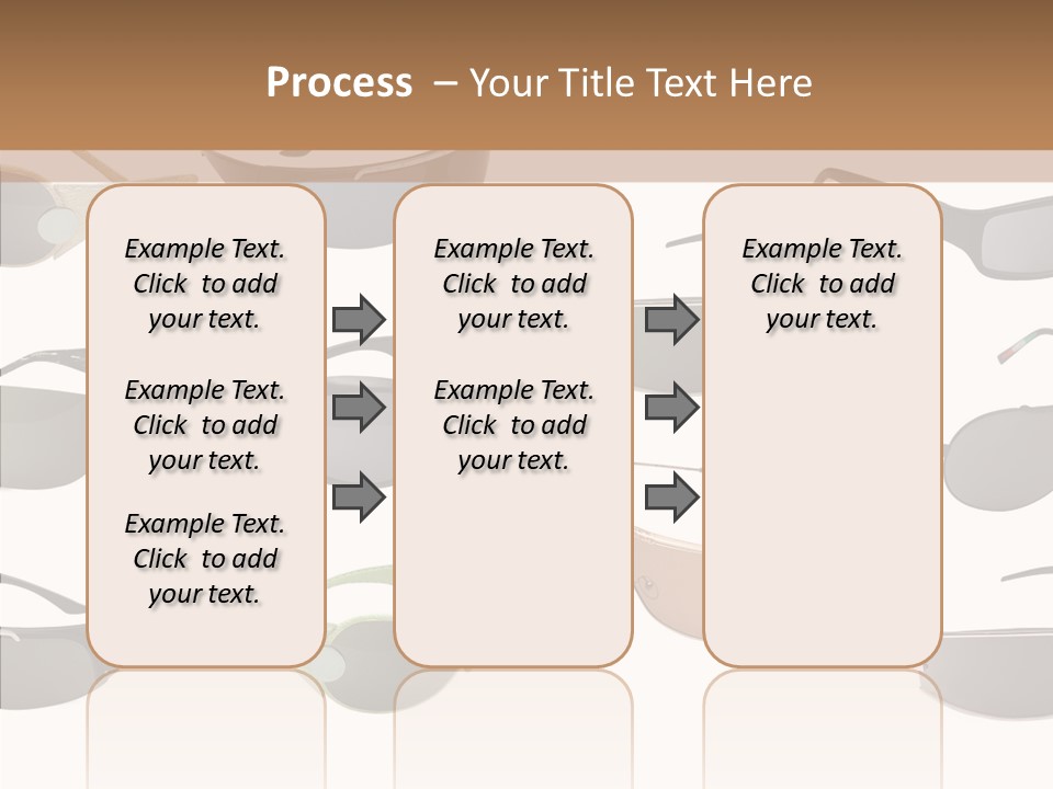 Optics Eye Glasses Pince Nez PowerPoint Template