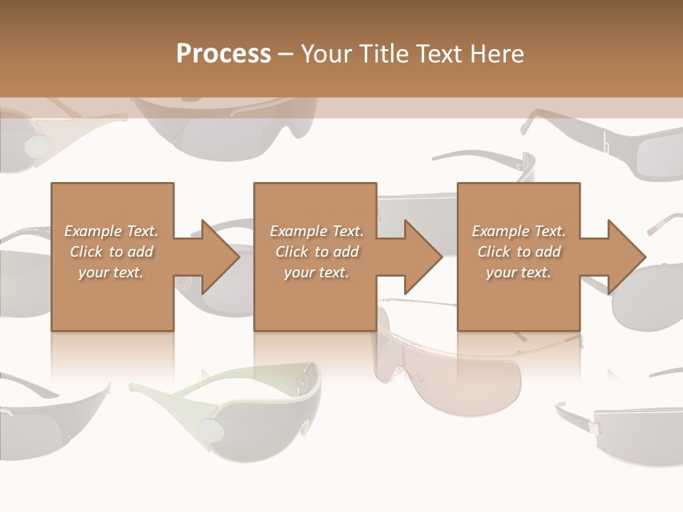 Optics Eye Glasses Pince Nez PowerPoint Template