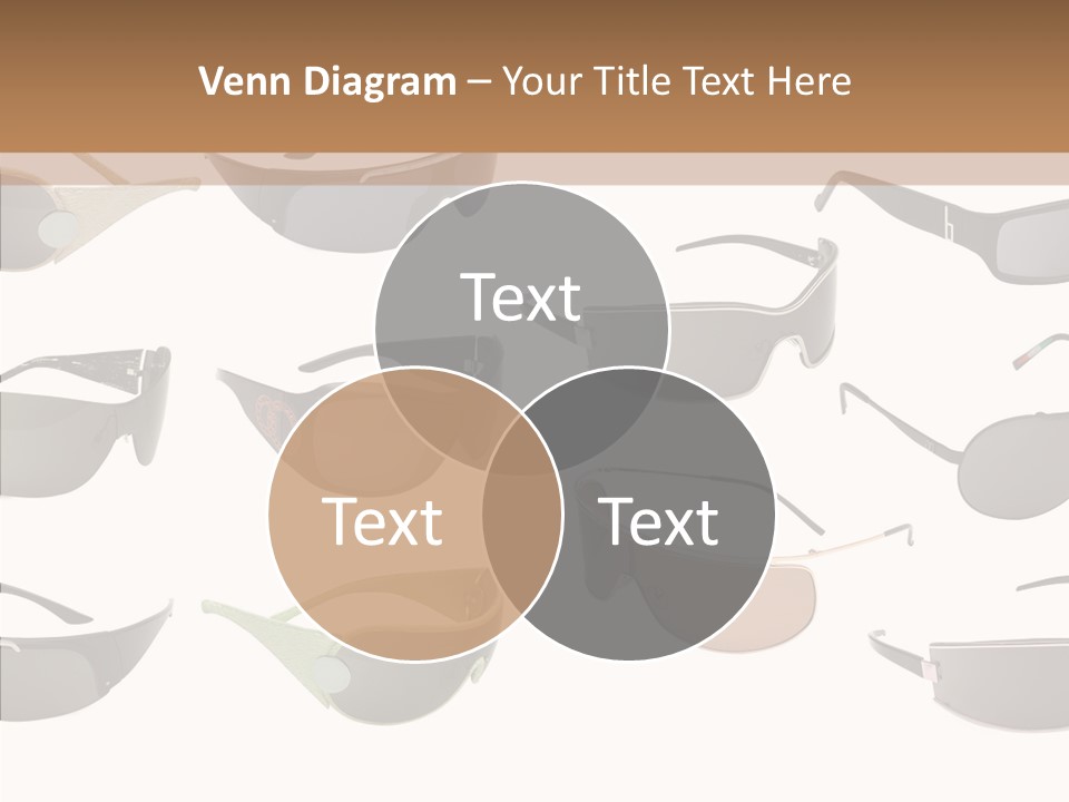 Optics Eye Glasses Pince Nez PowerPoint Template