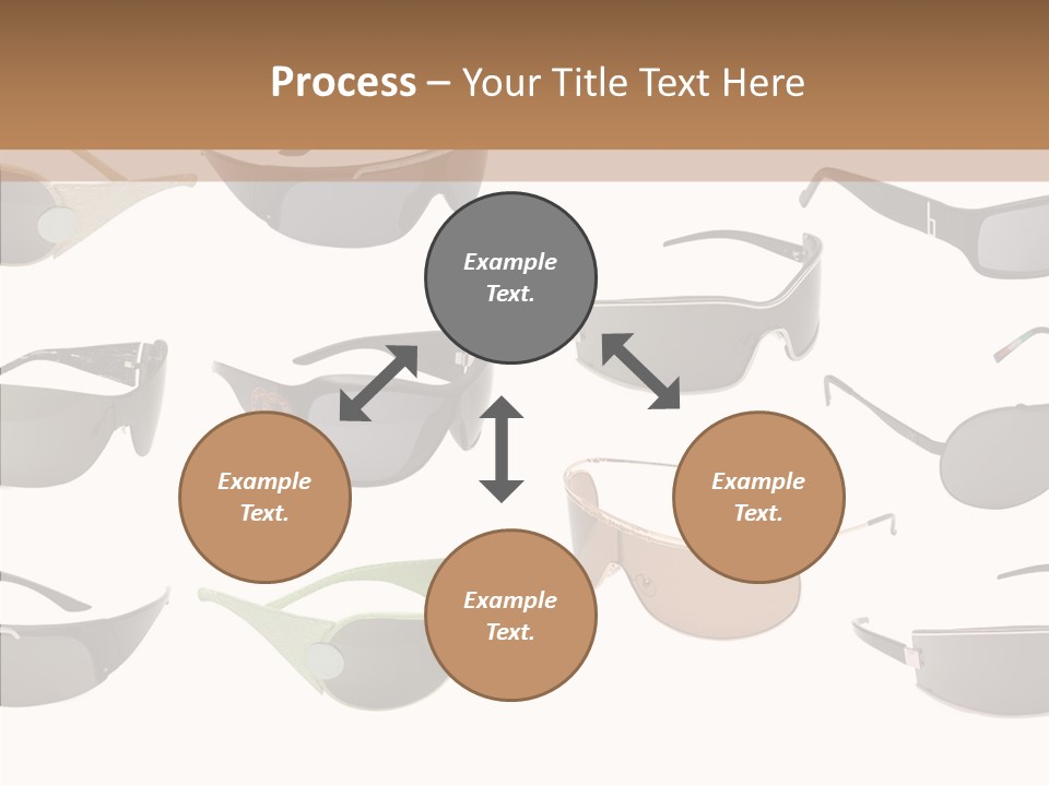 Optics Eye Glasses Pince Nez PowerPoint Template