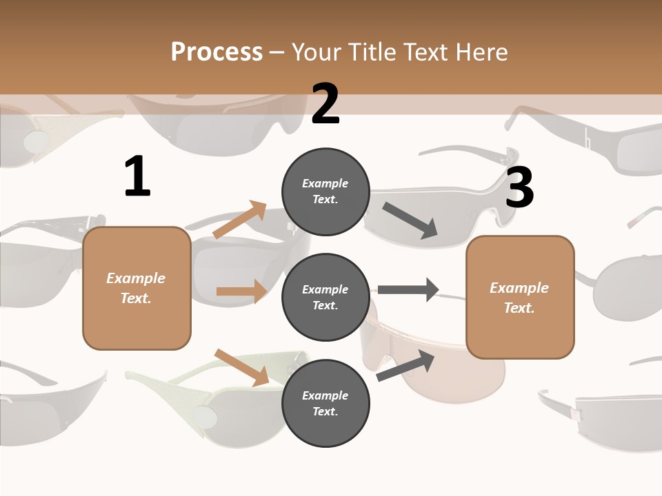 Optics Eye Glasses Pince Nez PowerPoint Template