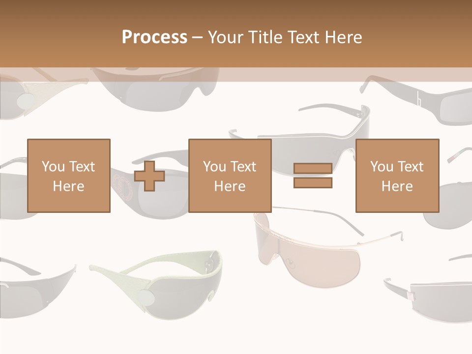 Optics Eye Glasses Pince Nez PowerPoint Template