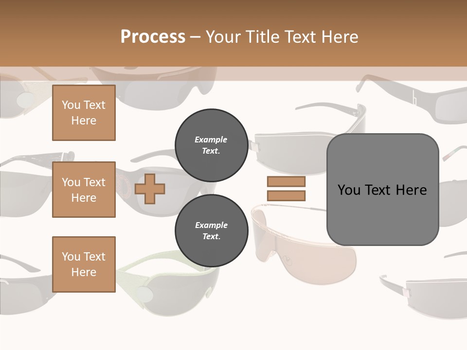 Optics Eye Glasses Pince Nez PowerPoint Template