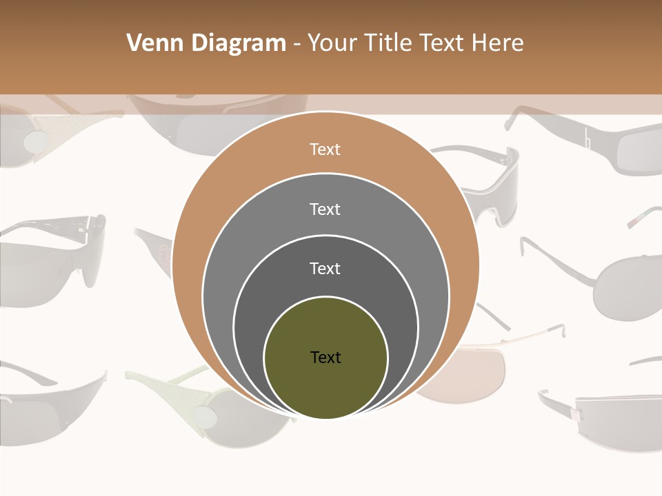 Optics Eye Glasses Pince Nez PowerPoint Template