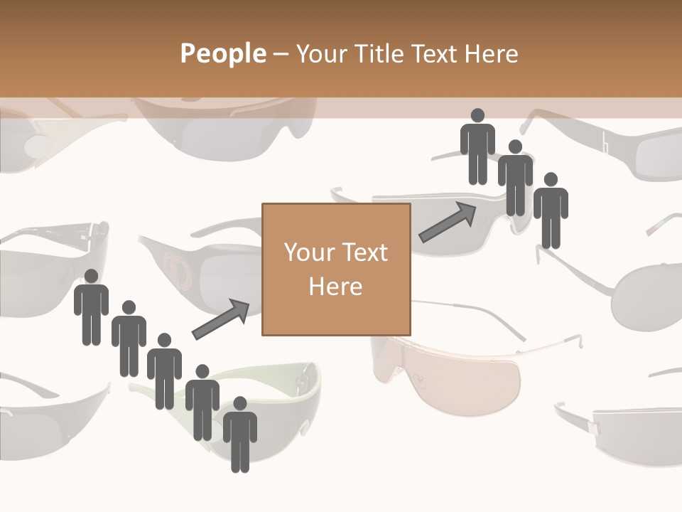 Optics Eye Glasses Pince Nez PowerPoint Template