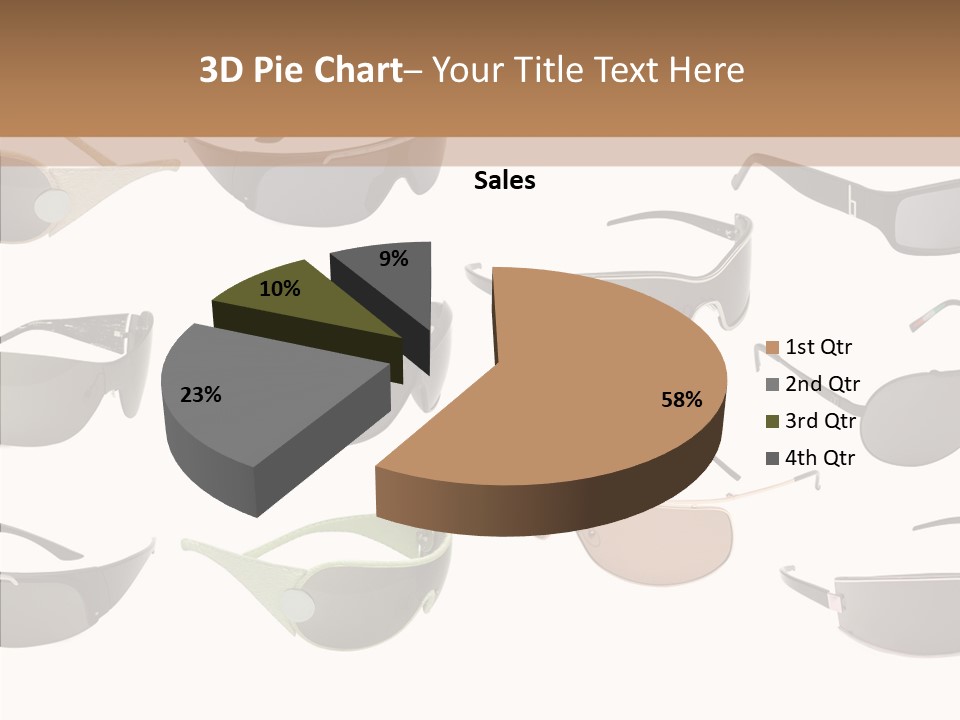 Optics Eye Glasses Pince Nez PowerPoint Template