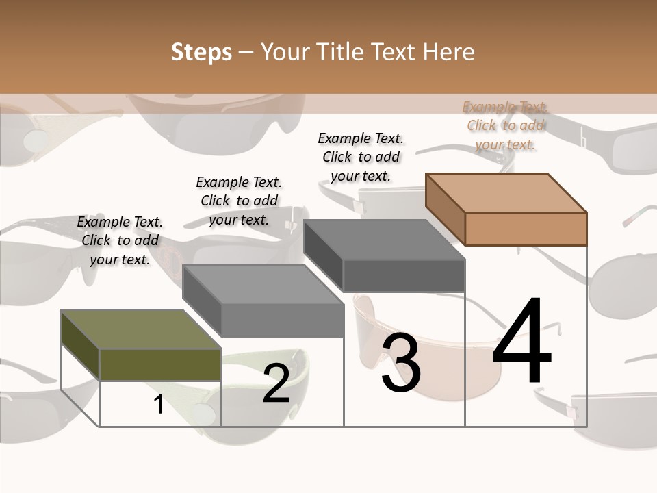 Optics Eye Glasses Pince Nez PowerPoint Template