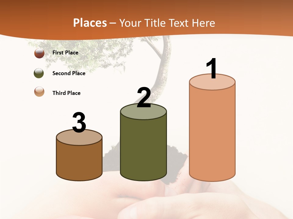 Commitment Branches Female PowerPoint Template