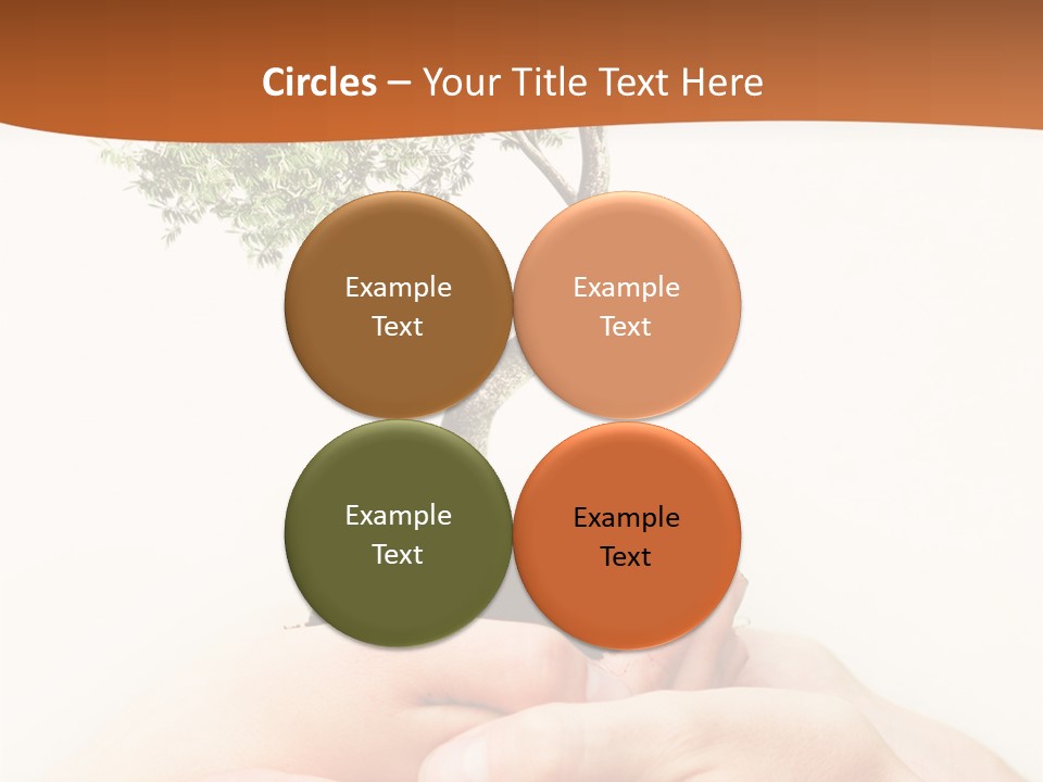 Commitment Branches Female PowerPoint Template