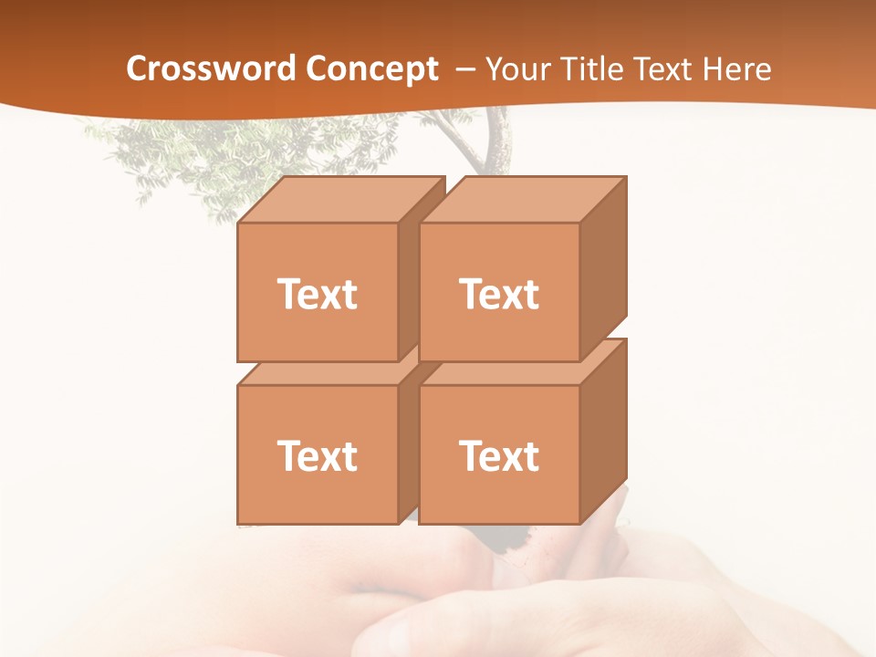 Commitment Branches Female PowerPoint Template