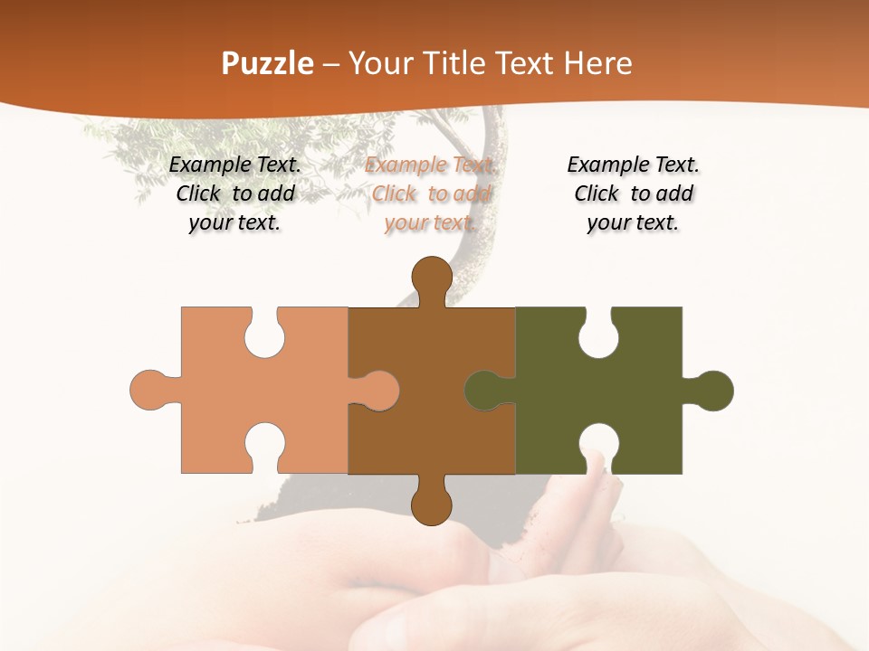 Commitment Branches Female PowerPoint Template