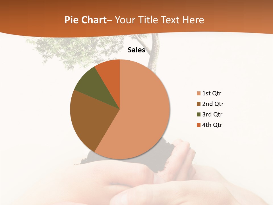 Commitment Branches Female PowerPoint Template