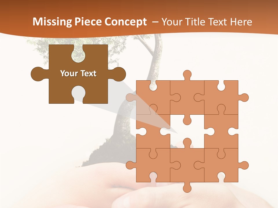 Commitment Branches Female PowerPoint Template