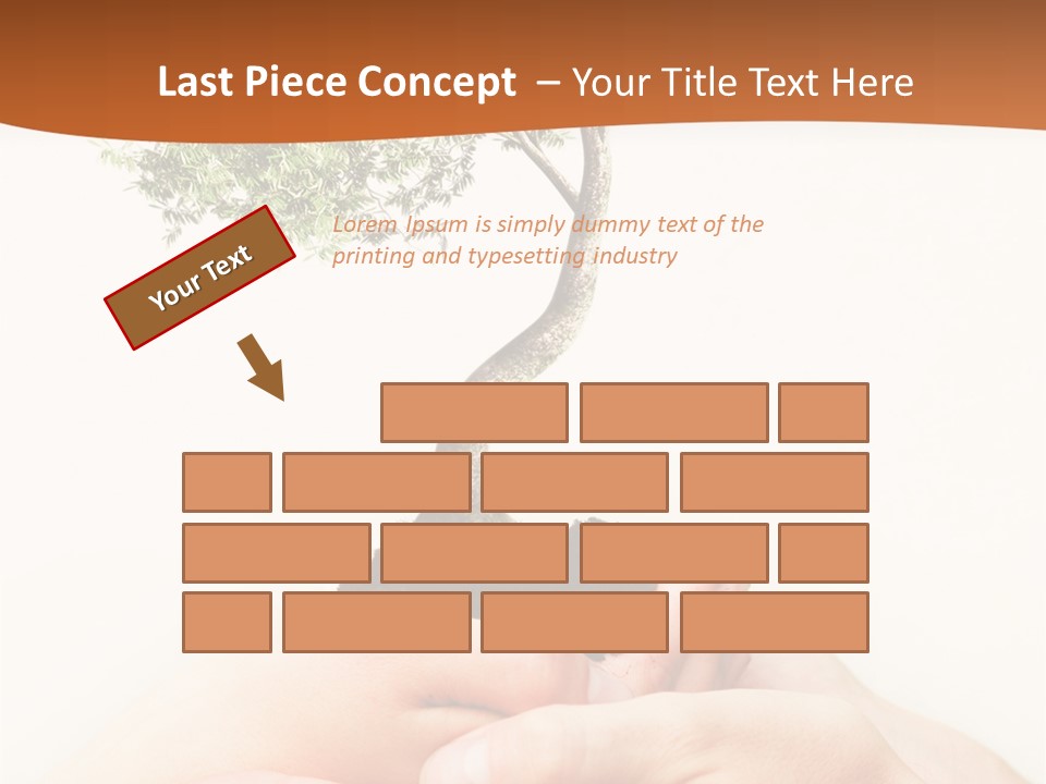 Commitment Branches Female PowerPoint Template