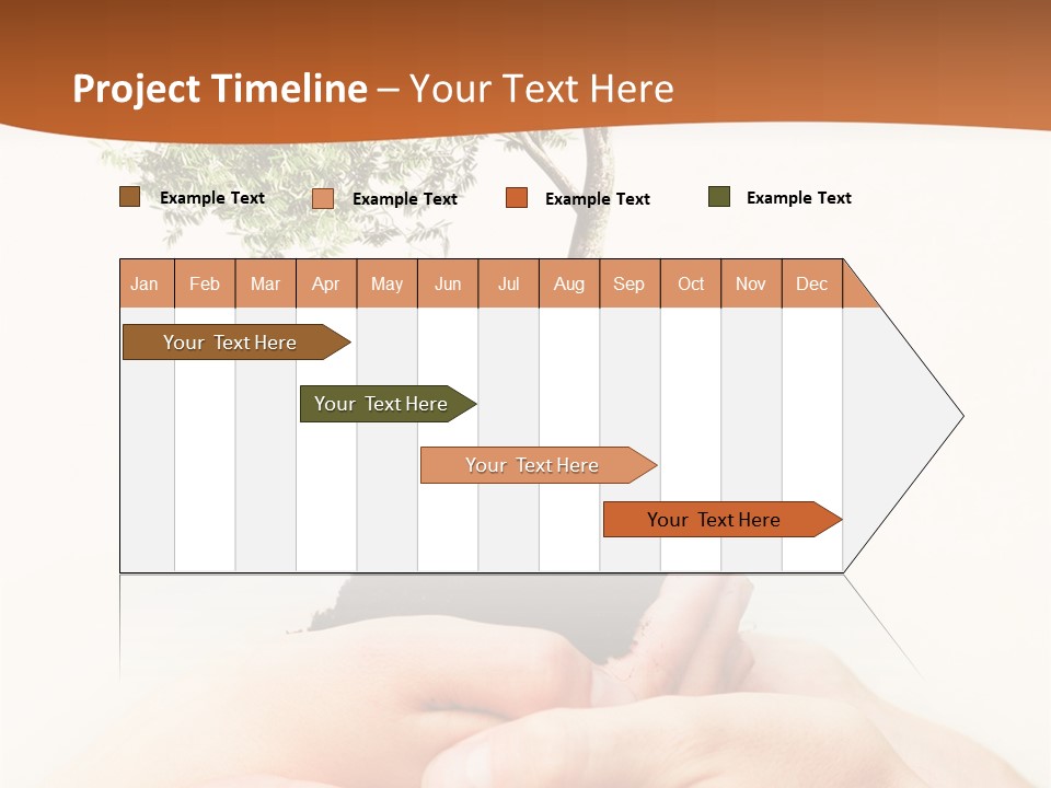Commitment Branches Female PowerPoint Template