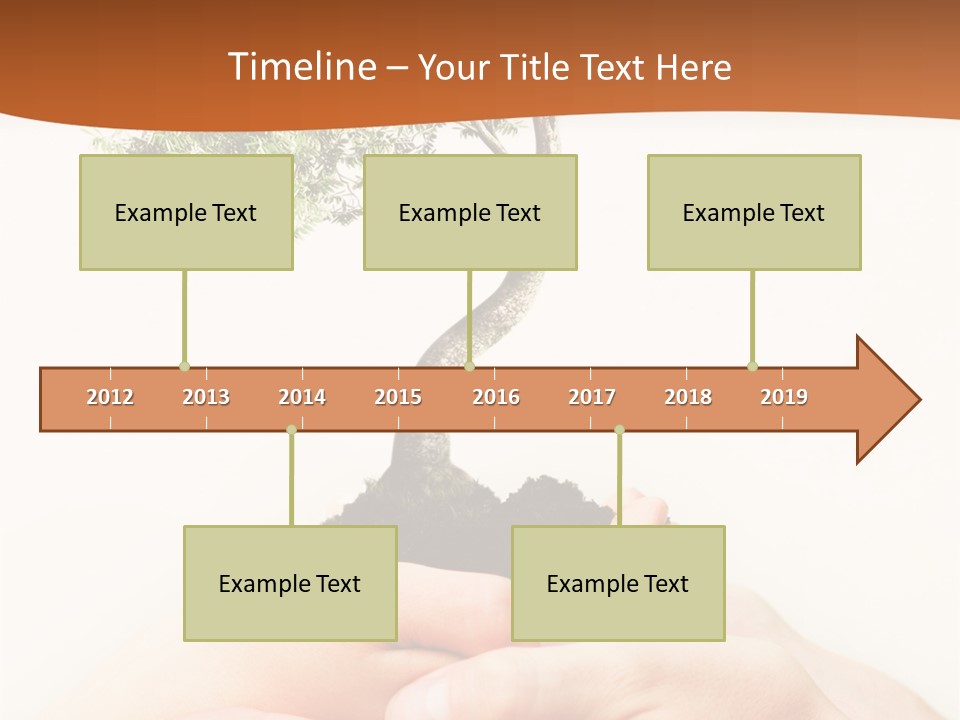 Commitment Branches Female PowerPoint Template