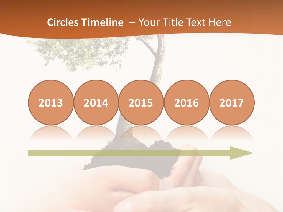 Commitment Branches Female PowerPoint Template