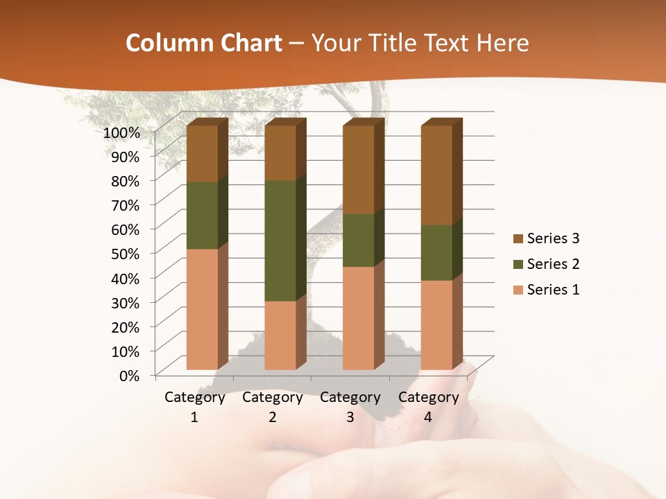 Commitment Branches Female PowerPoint Template