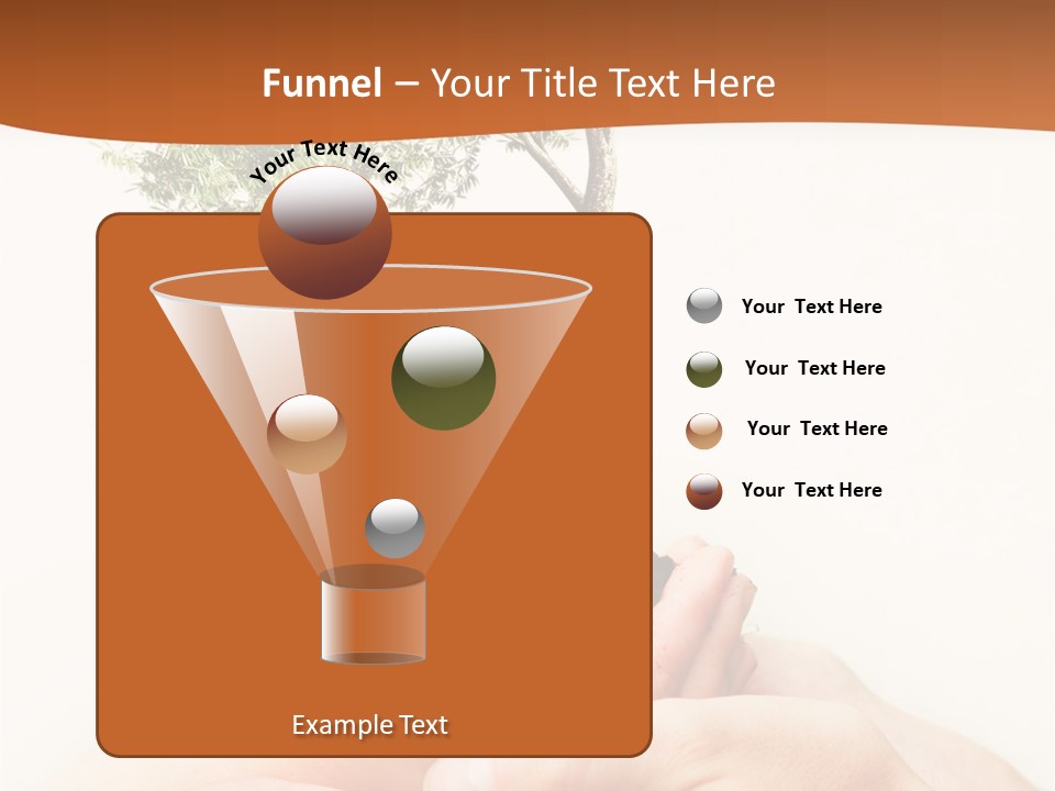 Commitment Branches Female PowerPoint Template