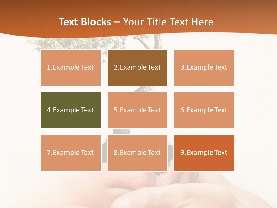 Commitment Branches Female PowerPoint Template