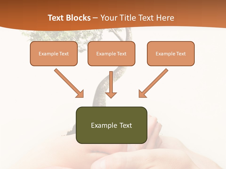 Commitment Branches Female PowerPoint Template
