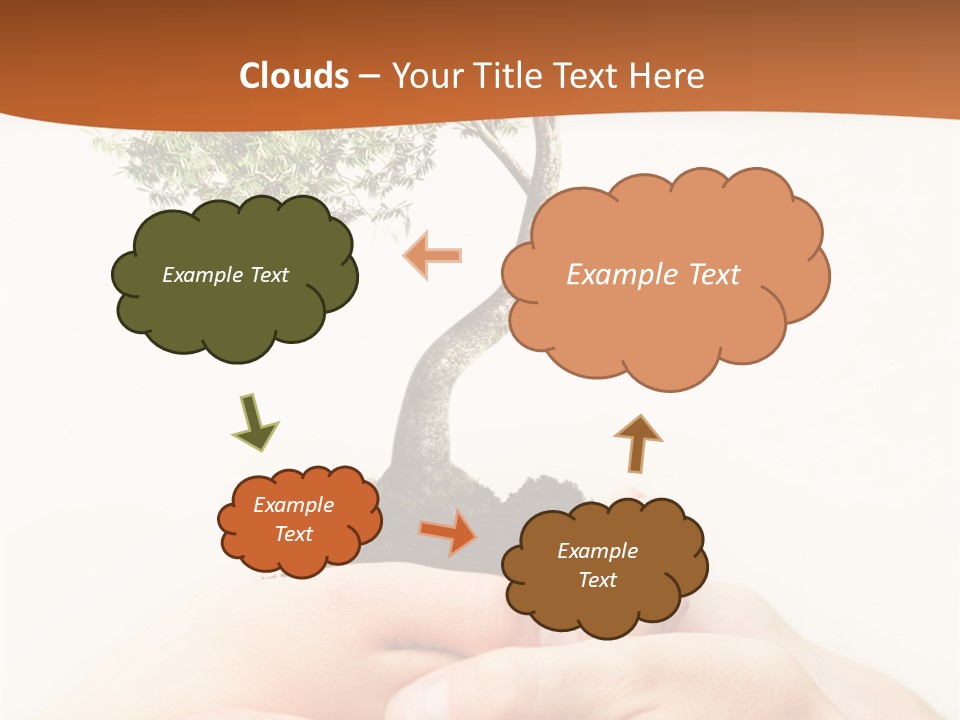 Commitment Branches Female PowerPoint Template