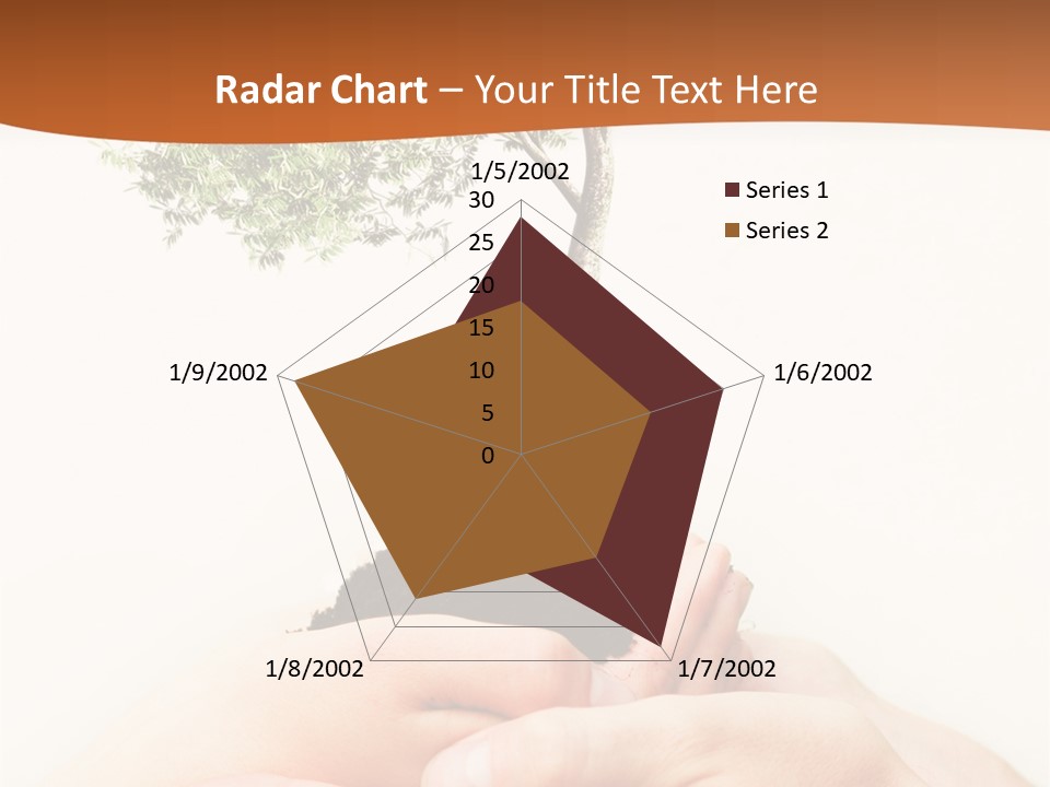 Commitment Branches Female PowerPoint Template