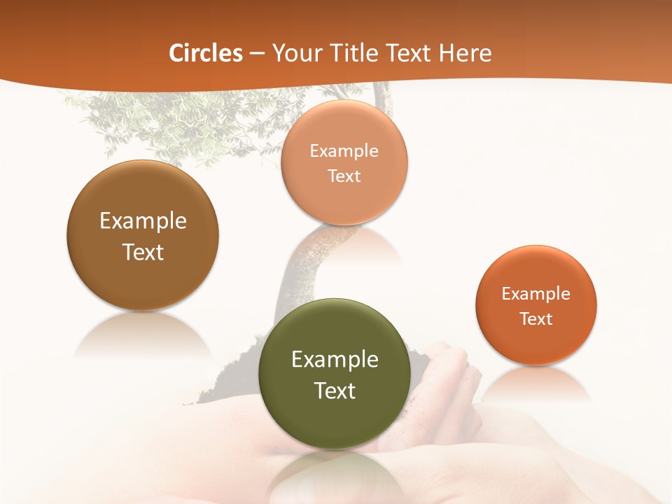 Commitment Branches Female PowerPoint Template