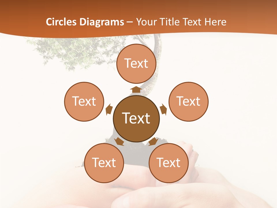 Commitment Branches Female PowerPoint Template