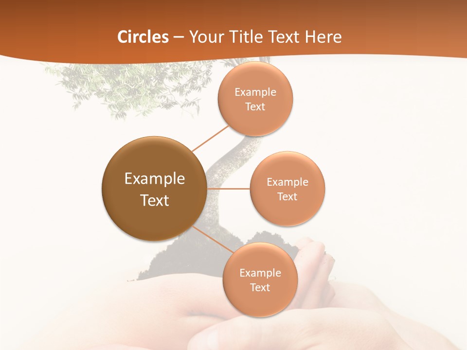 Commitment Branches Female PowerPoint Template