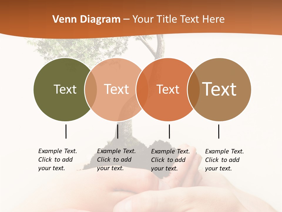 Commitment Branches Female PowerPoint Template