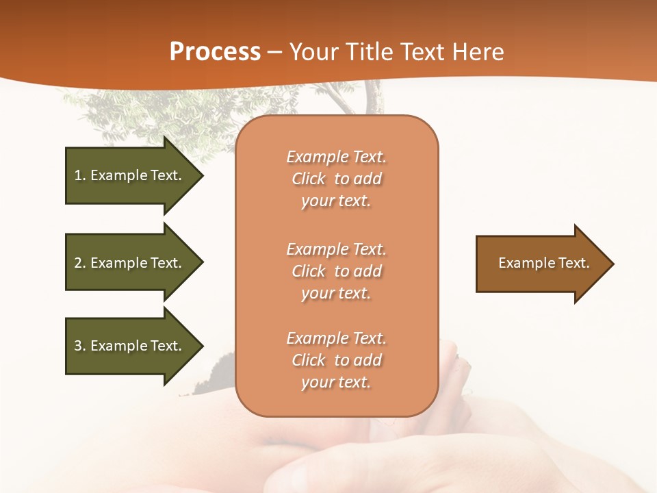 Commitment Branches Female PowerPoint Template