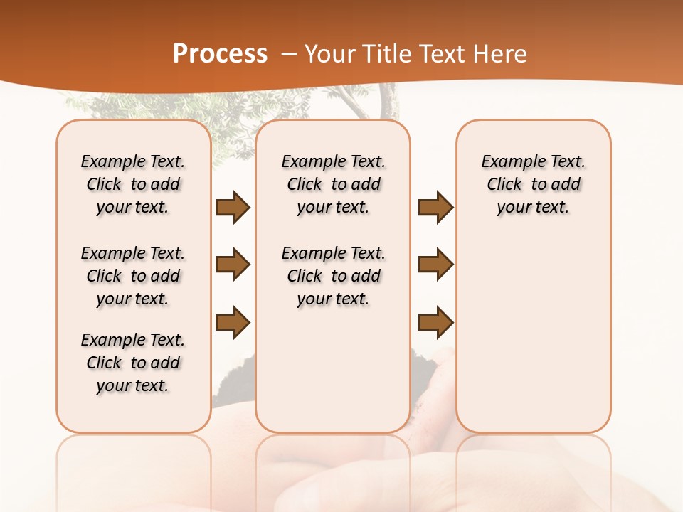 Commitment Branches Female PowerPoint Template