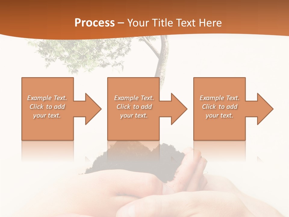 Commitment Branches Female PowerPoint Template