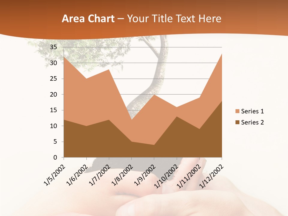 Commitment Branches Female PowerPoint Template