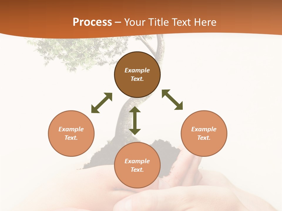 Commitment Branches Female PowerPoint Template