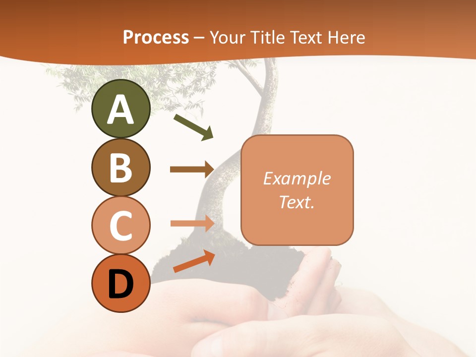 Commitment Branches Female PowerPoint Template