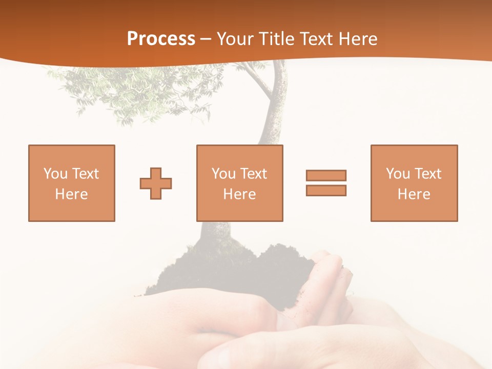 Commitment Branches Female PowerPoint Template