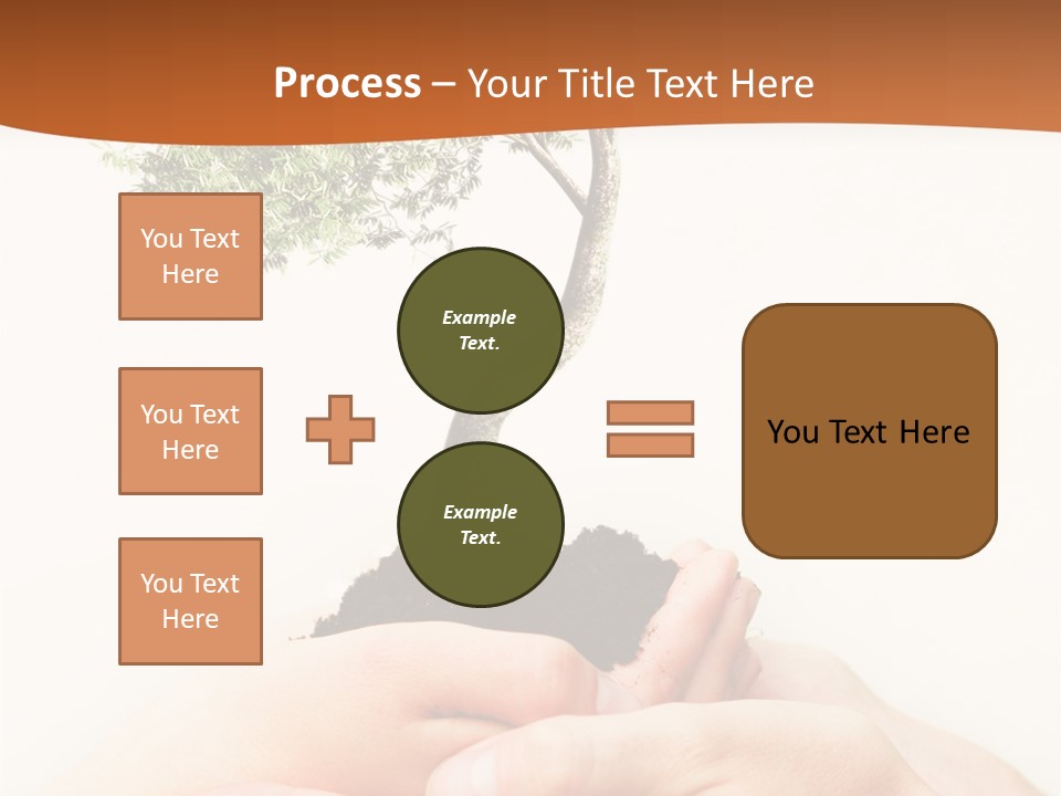 Commitment Branches Female PowerPoint Template