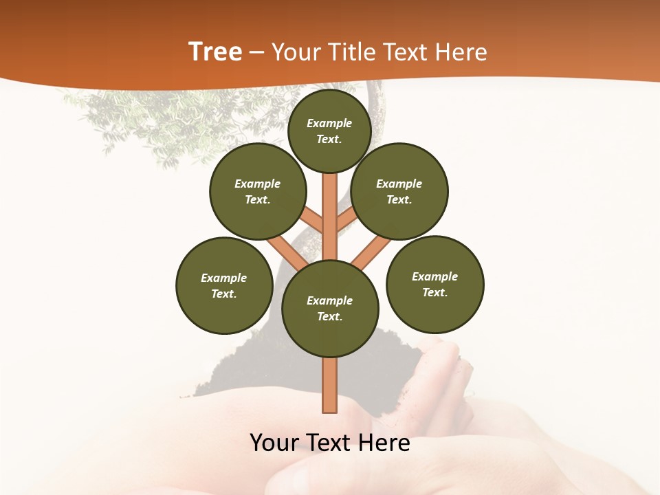 Commitment Branches Female PowerPoint Template