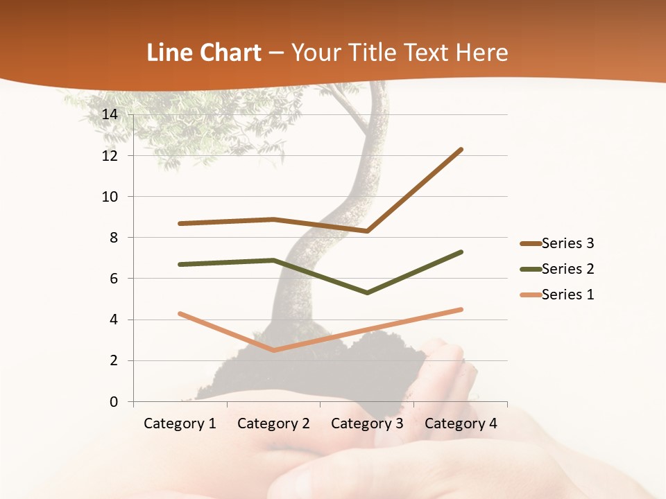 Commitment Branches Female PowerPoint Template