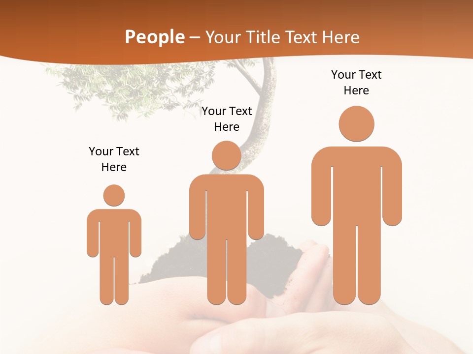 Commitment Branches Female PowerPoint Template